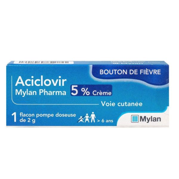 Aciclovir Myc 5% Cr Fl-pompe 2g