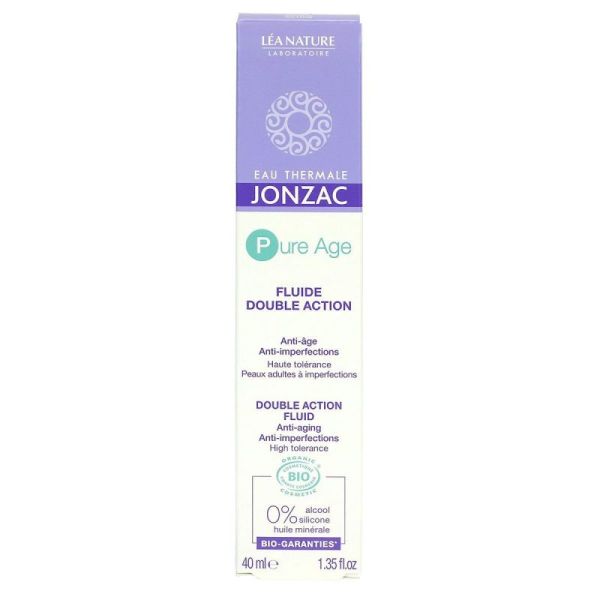 Jonzac Fluide Double Action 40 Ml  Bio