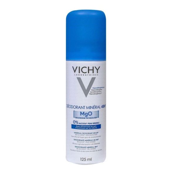 Vichy Deo Mineral 48h Magnesium Bleu125ml