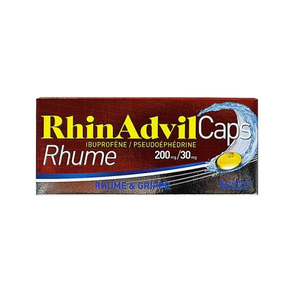 Rhinadvil Caps Rhume 200/30 B16