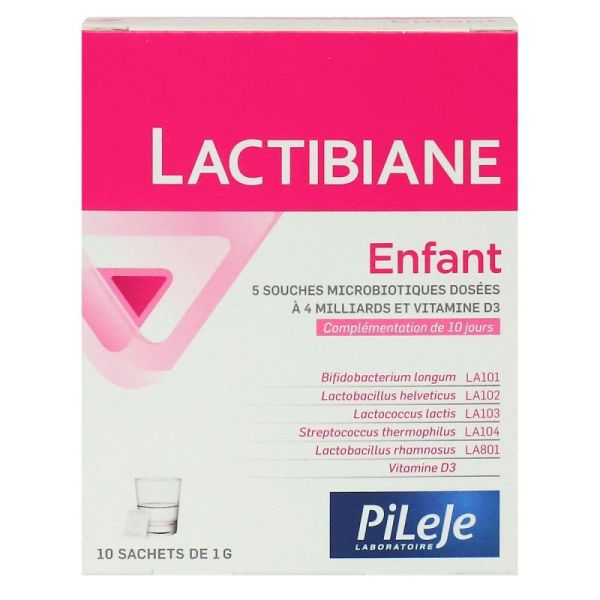 Lactibiane enfant 10 sachets 1g