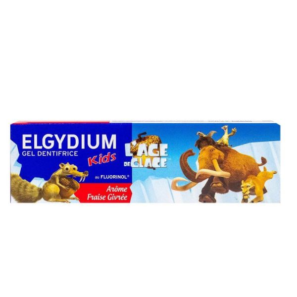 Elgydium Dentif Kid Fraise Givr 3-6a 50ml