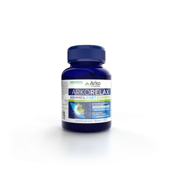 Arkorelax Sommeil Fort Gummies 30