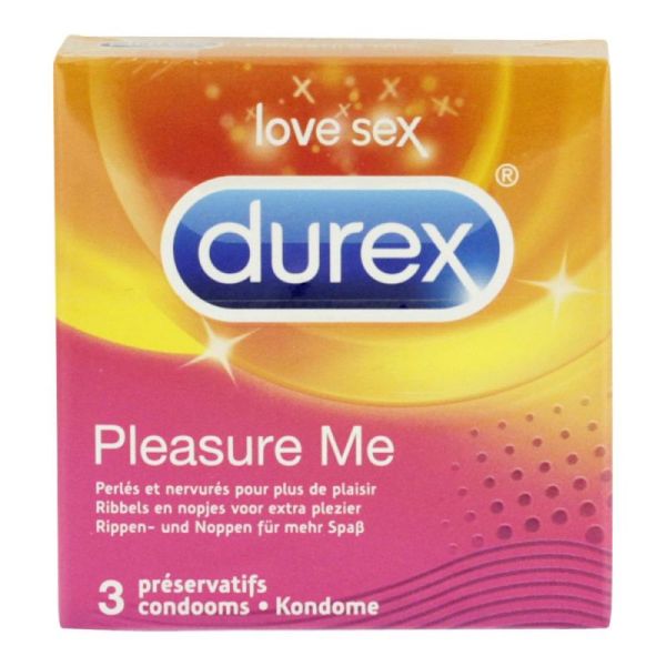 Durex Pleasure Me 3 préservatifs
