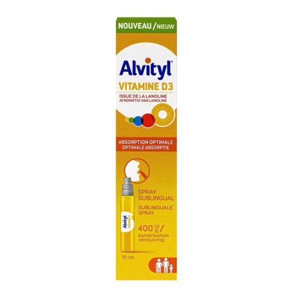 Alvityl Vitamine D3 Spr10ml