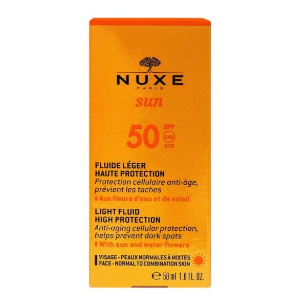 Nuxe Sun Fluide Leger Spf50 50ml