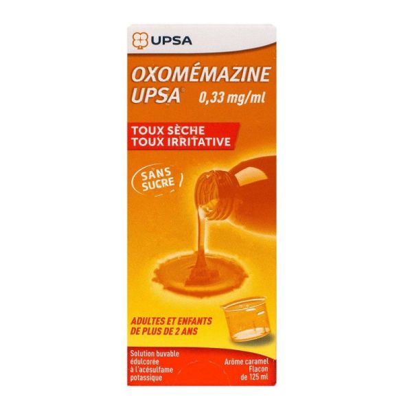Oxomemazine Upsa S/Su Buv125Ml