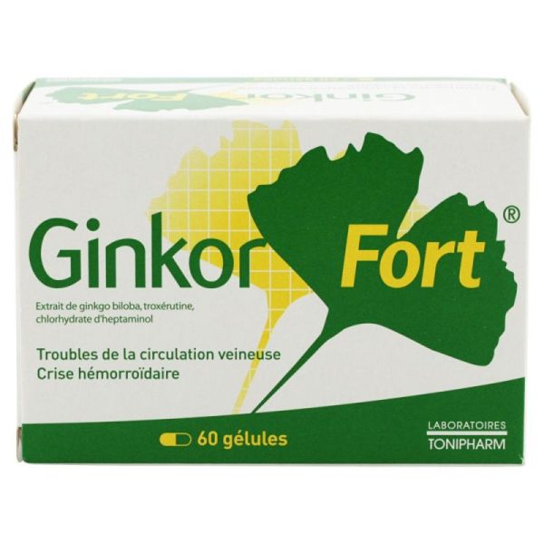 Ginkor fort Tonipharm x 60 gélules