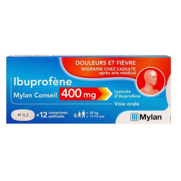 Ibuprofene 400mg Cons Myc Cpr12