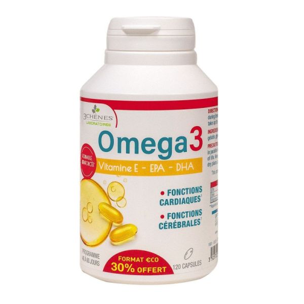 Les 3 Chenes Omega 3 120Caps