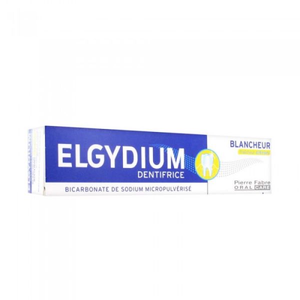 Elgydium dentifrice blancheur arôme citron 75mL