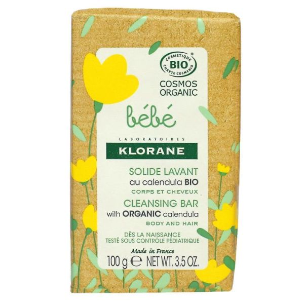 Klorane Bb Bio Lavant Solide 100G