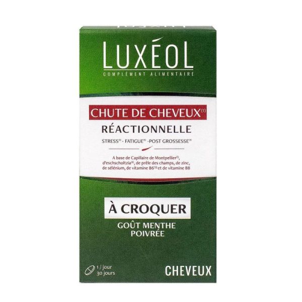 Luxeol Chute Cheveux Reactionn 30cp Croqu