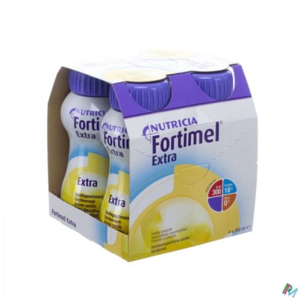 Fortimel Extra arôme vanille 4x200mL