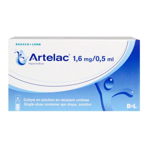 Artelac 1,6mg/0,5ml Collyre 60unid