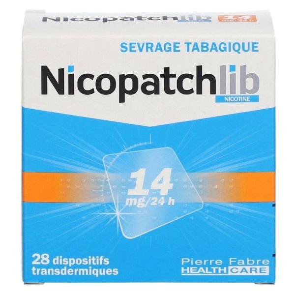 Nicopatchlib 14mg/24h Disp 28