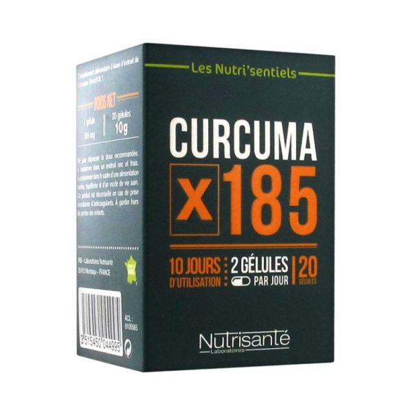 Nutrisante Curcuma X185 bte 20Gel