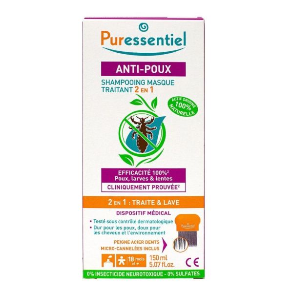 Puressentiel Anti-poux Shamp Trait2en1pe