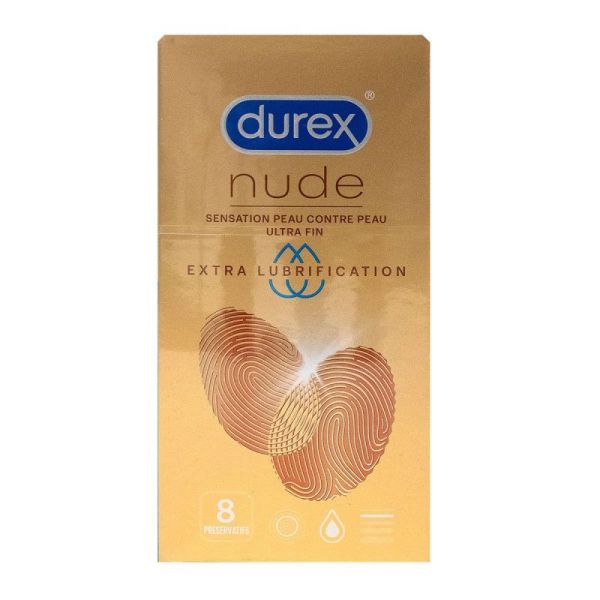 Durex Preserv Nude Xtra Lubrifie Bt8