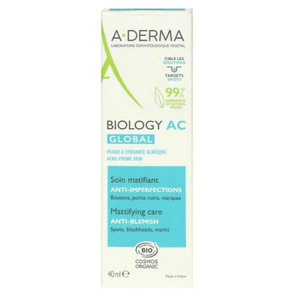 A-Derma Biology Ac Global Soin A-Imp 40Ml