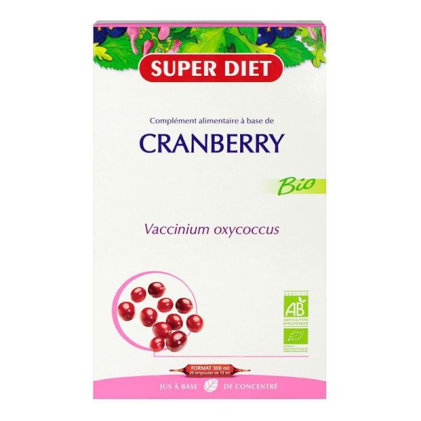 Superdiet Cranberry 20*15ml