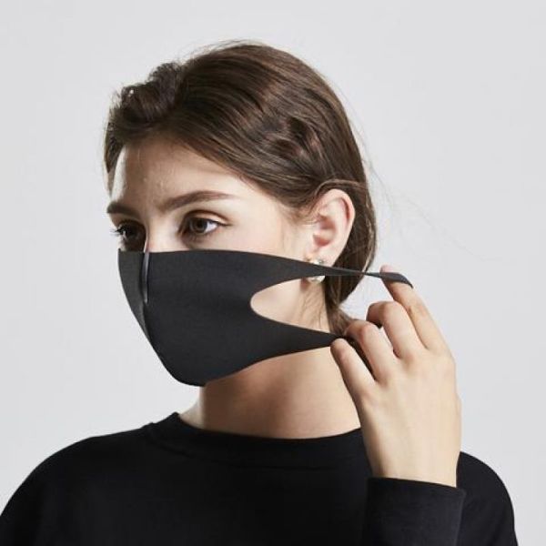 Masque Tissue Fashion Adulte Noir