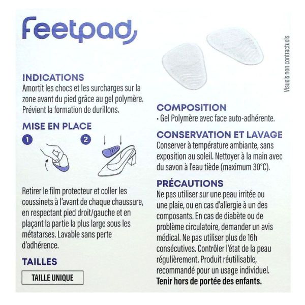 Feetpad Coussinet Gel Metatarse Tu
