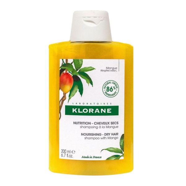 Klorane Cap Sha Mangue Nutritif Bio 200ml