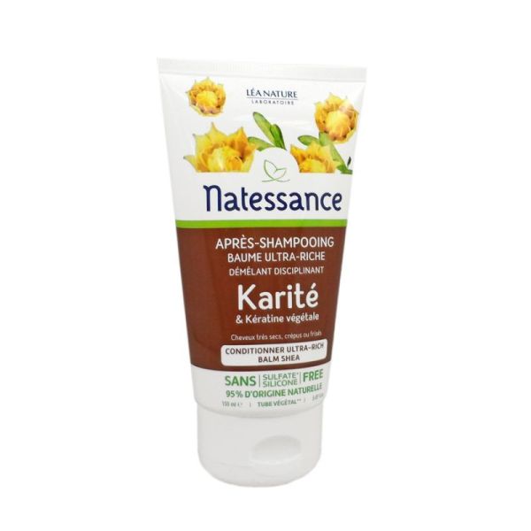 Après-shampooing baume ultra-riche Karité & kératine végétale 150mL
