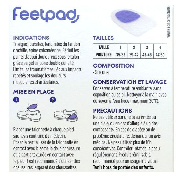 Talonnettes Plates Fettpad T1