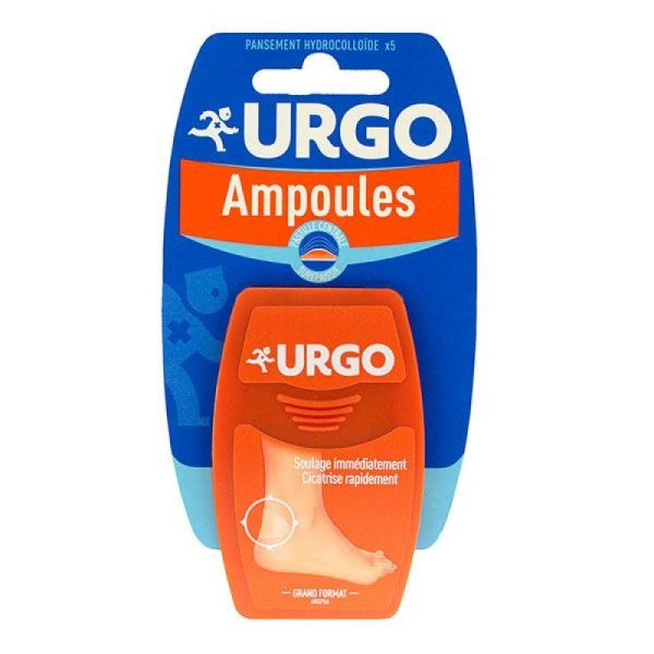 Pansements ampoules talons grand format Urgo x 5