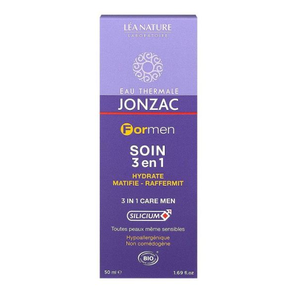Jonzac Men Soin 3/1 Fl50ml 1