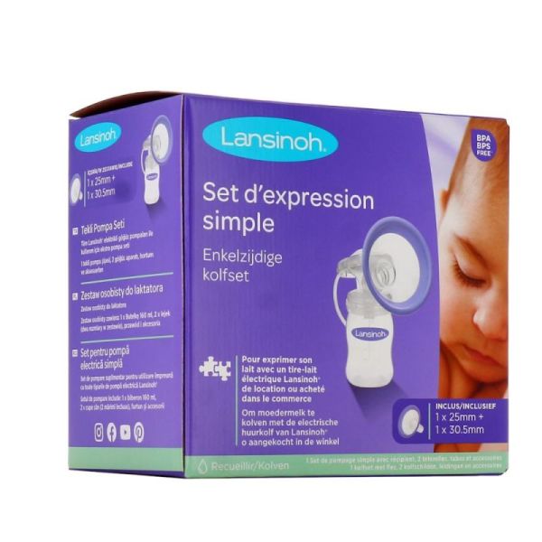 Lansinoh Set Expres Dble Tire Lait