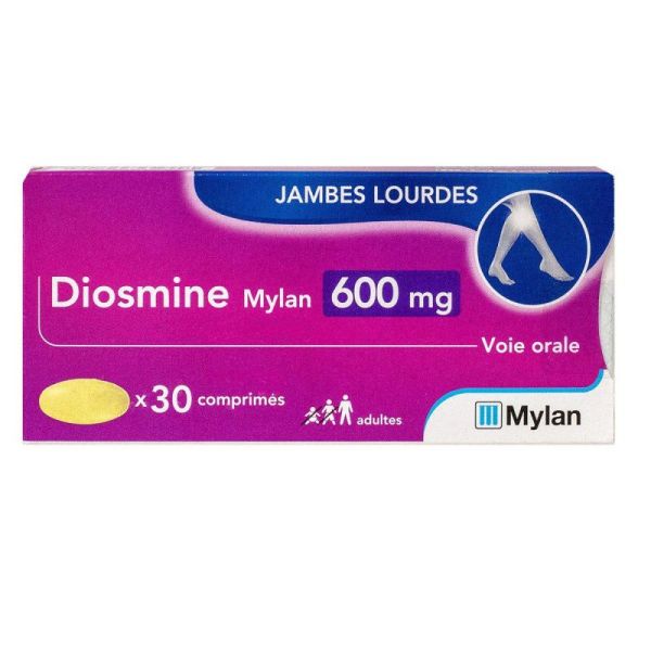 Diosmine Mylan 600mg Cp30