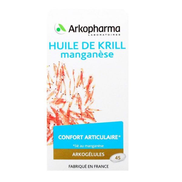 Arko Huile de krill manganèse 45 capsules