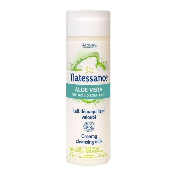 Natessance Aloe Vera Lait Demaq Vel 200Ml