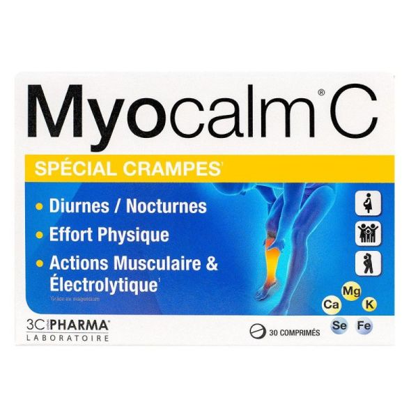 3c Pharma Myocalmc Crampes Bte30 Cpr
