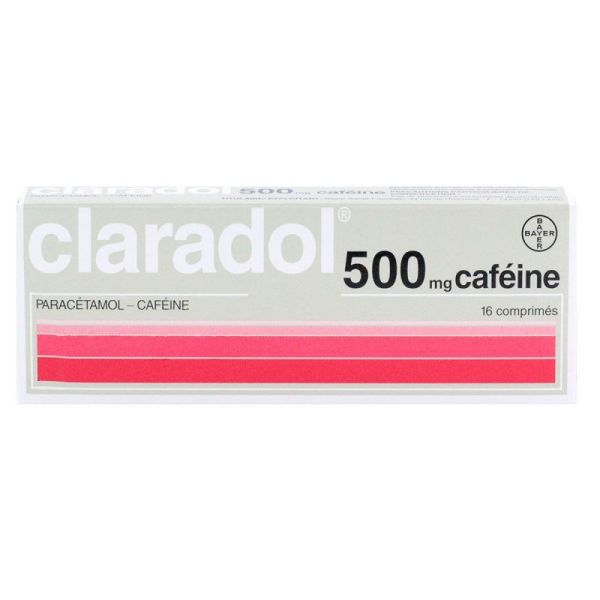 Claradol 500mg Cafeine Cp16