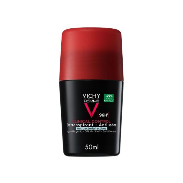 Vichy Deo Homme A/Tran 96H Cli Noi/Ro50Ml
