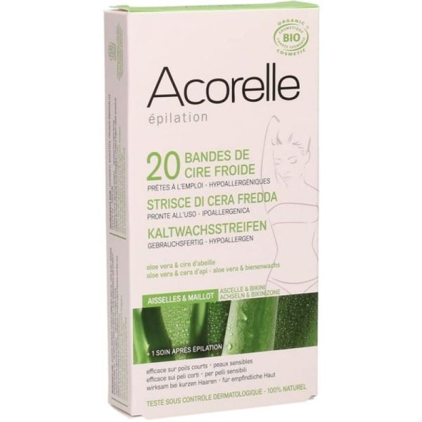 Acorelle Bandes De Cire Froideais/maillot