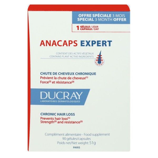 Ducray Anacaps Expert Gelu Bt90