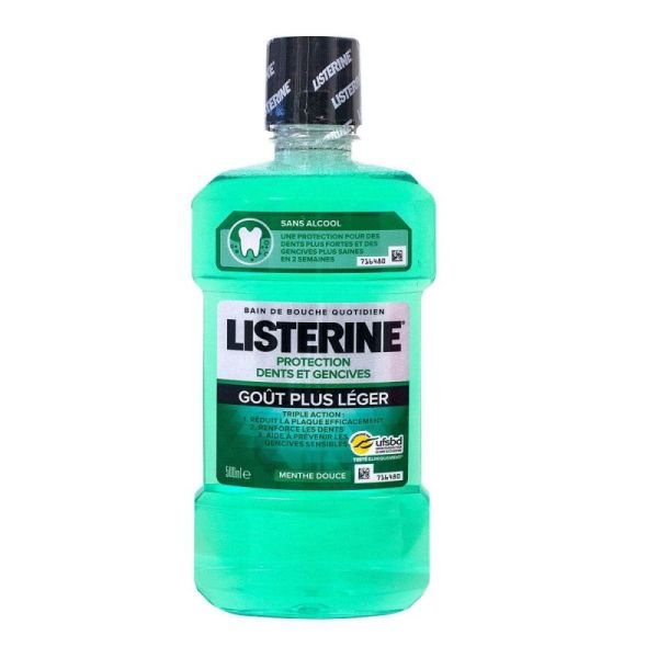 Listerine Gencives Ans Alcool Fl500ml