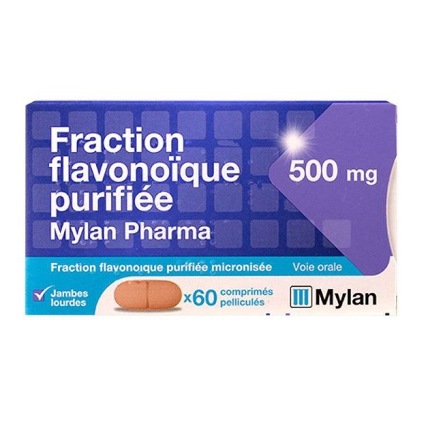 Fraction Flavonoique Myc 500mg Cpr 60