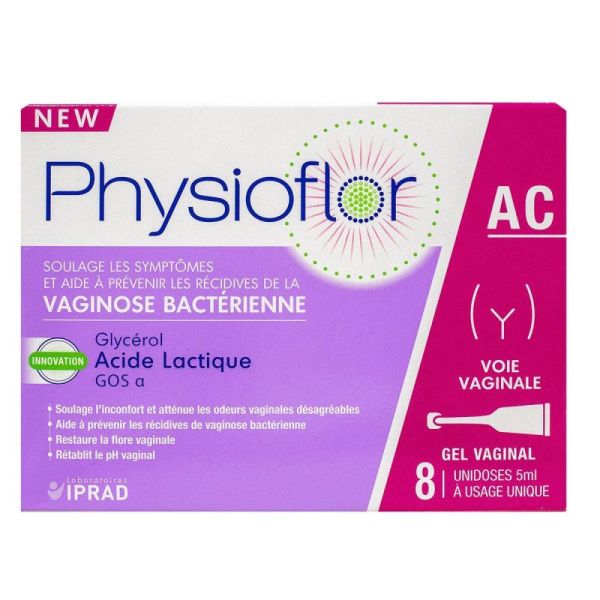 Physioflor Acidifiant Gel Unidose Bt8