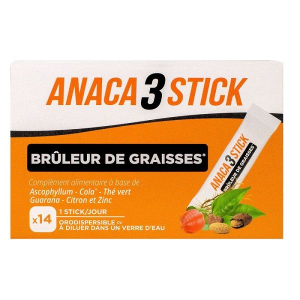 Anaca3 Stick Bruleur Graisses 14 Sticks