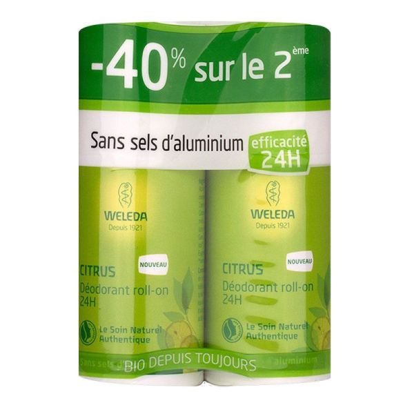 Wele Deo Roll-on Citrus 2x50ml