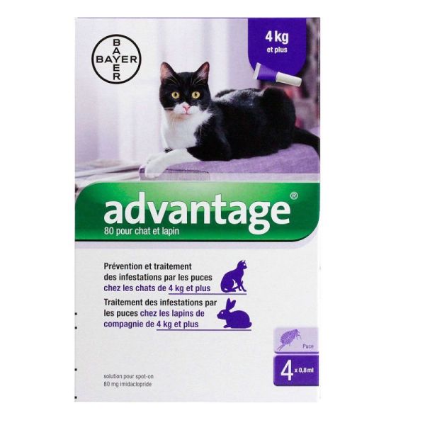 Advantage 80 Ct/lapin 0,4ml 4