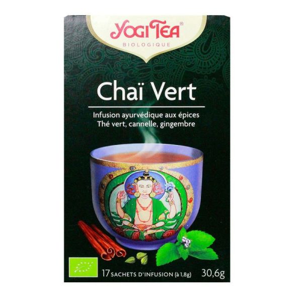 Sachets d'infusion Chaï vert Yogi Tea x 17