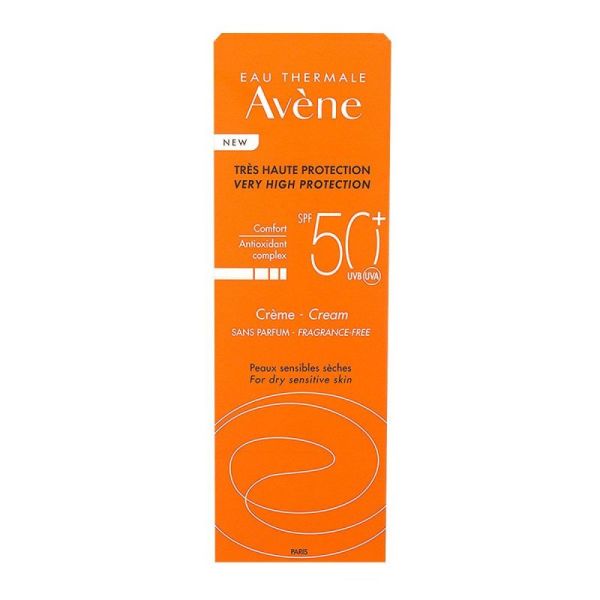 Avene Creme 50+ Sans Parfum 50 Ml New