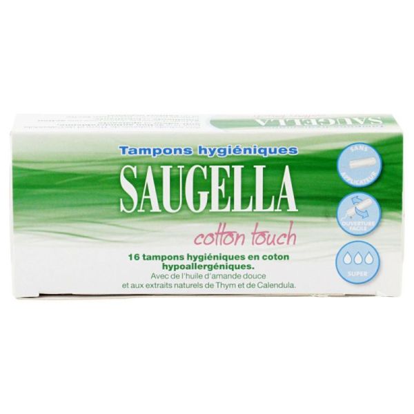 Saugella Cotton Touch Tampon Sup Bt16